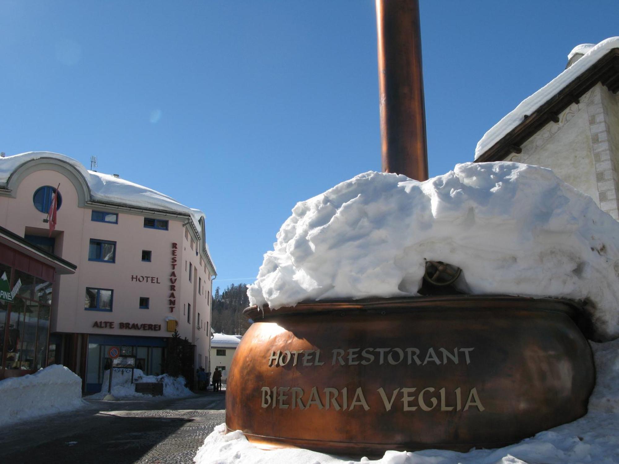 Hotel Restaurant Alte Brauerei Celerina/Schlarigna Exteriör bild